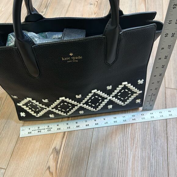 Kate Spade New York Flynn Street Meriweather Satchel Purse Pocketbook Bag - Picture 4 of 7